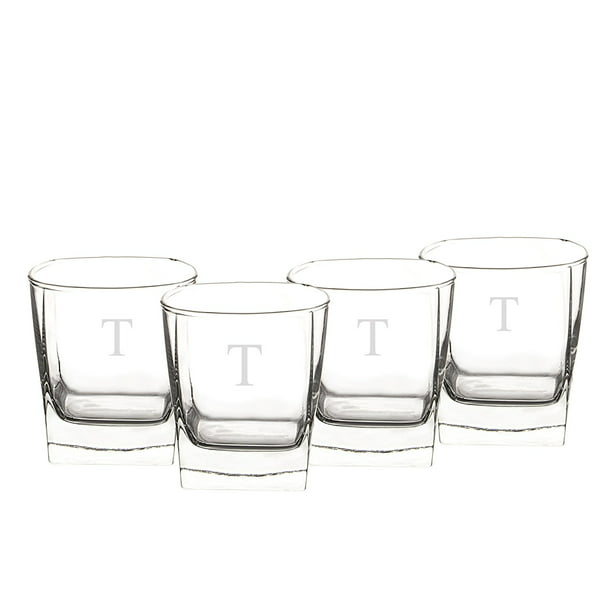 Letter T Cathys Concepts Personalized Stainless Steel Mixology Set 